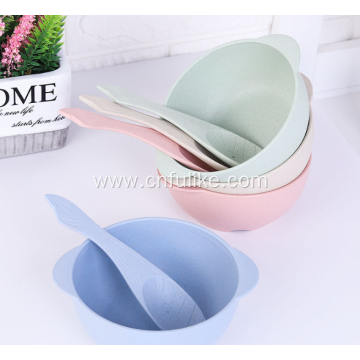 Children Wheat Straw Bowls with Spoon
